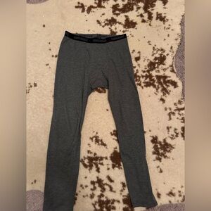 Gray Thermal Leggings Omni wool, omni-wool baselayer long johns, men’s sz large